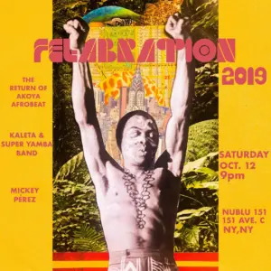 Felebrate Good Times Oct. 12 at Nublu 151