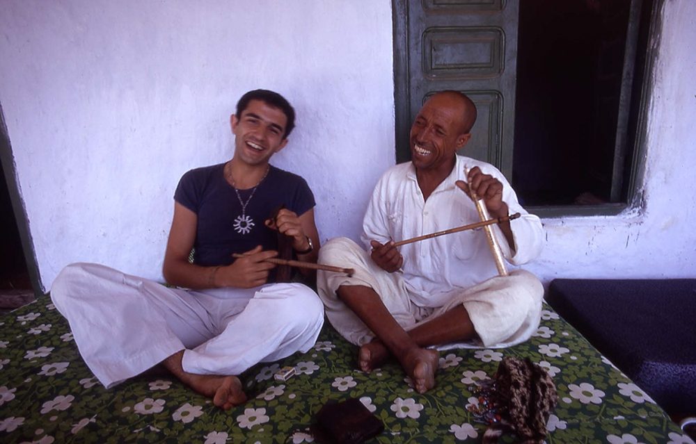 Rikki with Joujouka in Morocco