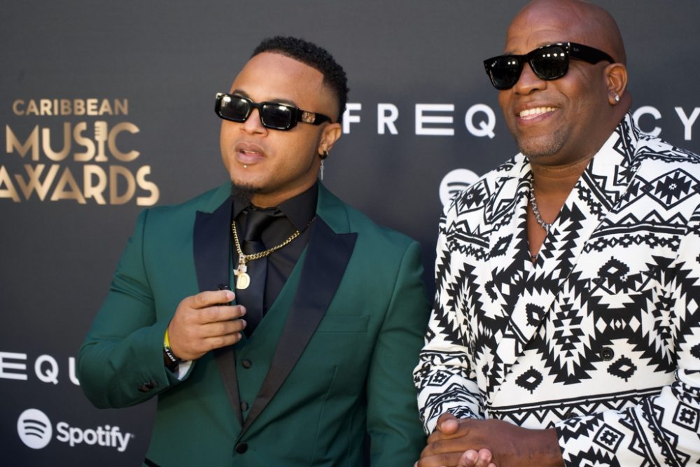 Ricardo Drue (L) and Teddyson John (R)