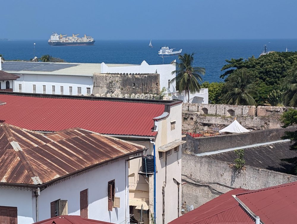 Indian Ocean view from Stone Town