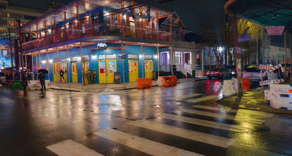 Frenchman St. Rare to see it this empty!