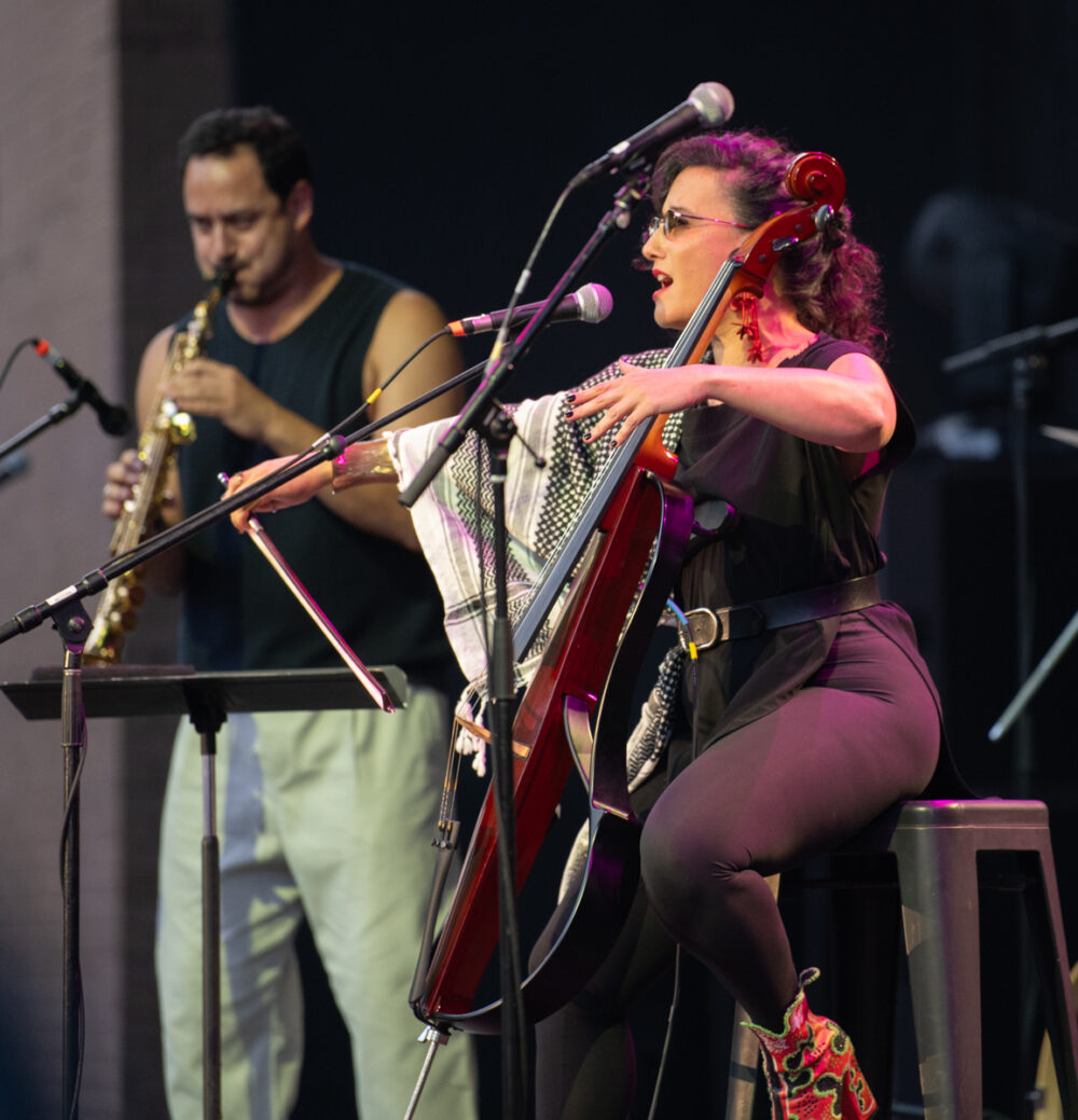 Nesrine with Yacine Boulares