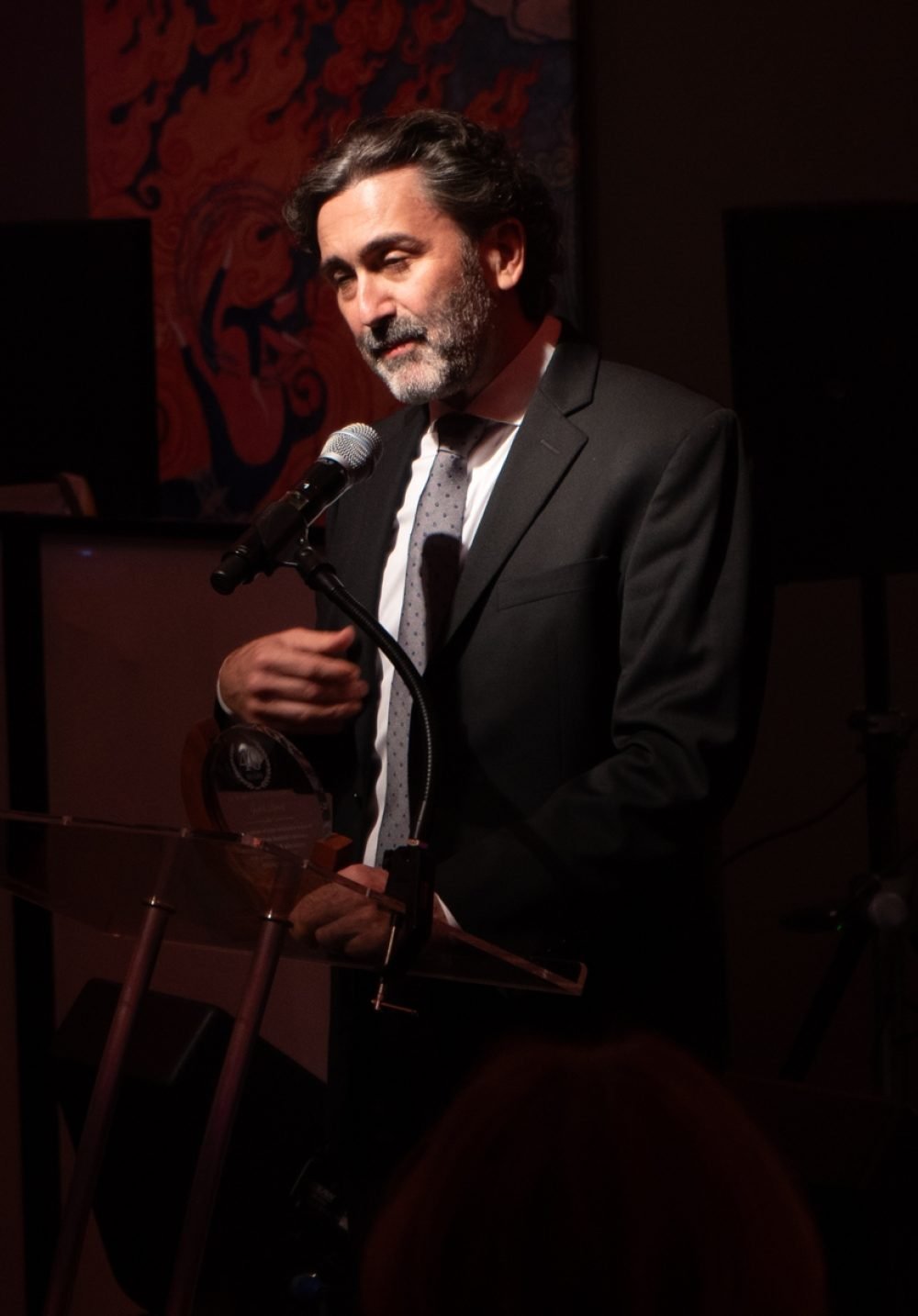 Javier Limón, one of the two honored artists and an Honorary WMI Board Member